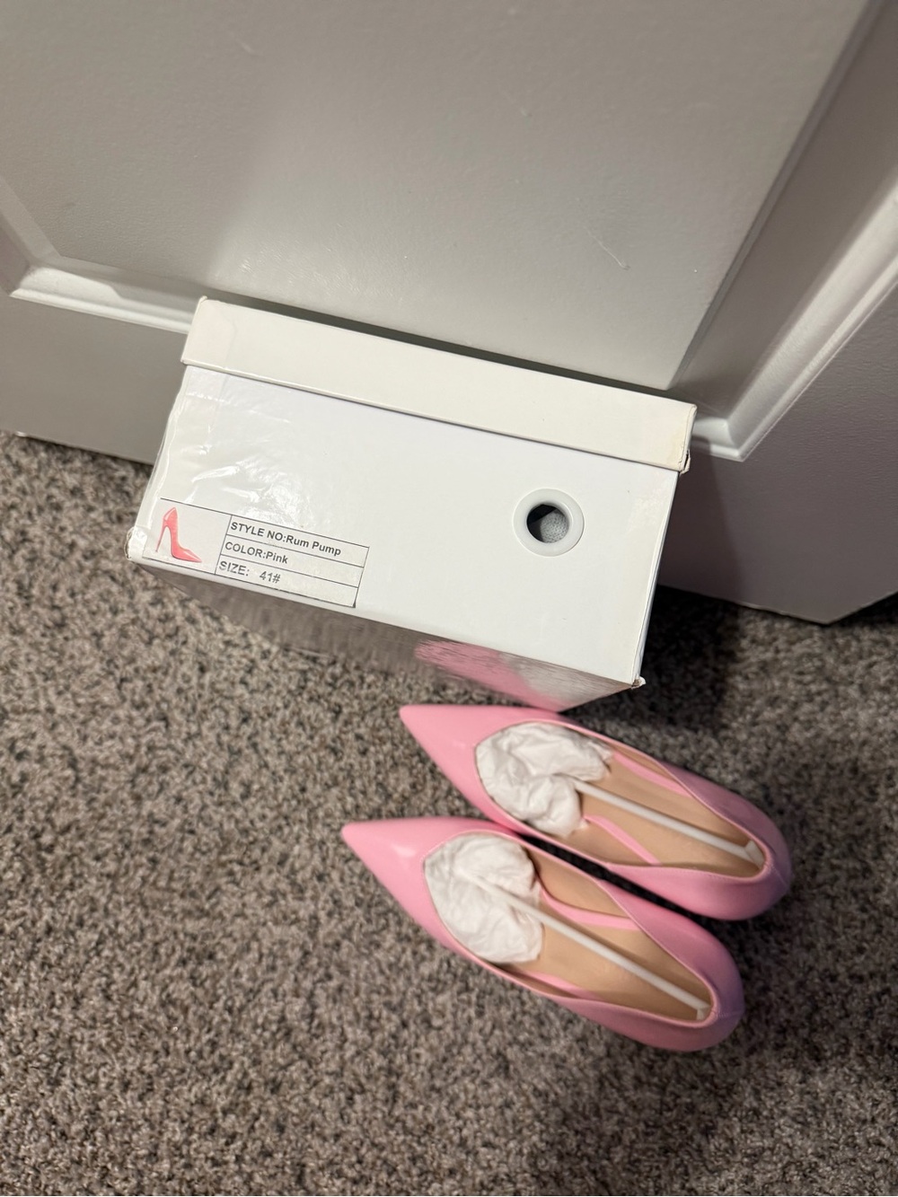 Classic Pink Patent Pointed-Toe Pumps - Picture 11 of 14